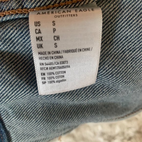 American Eagle 80s Retro Denim Jacket - Picture 3 of 4